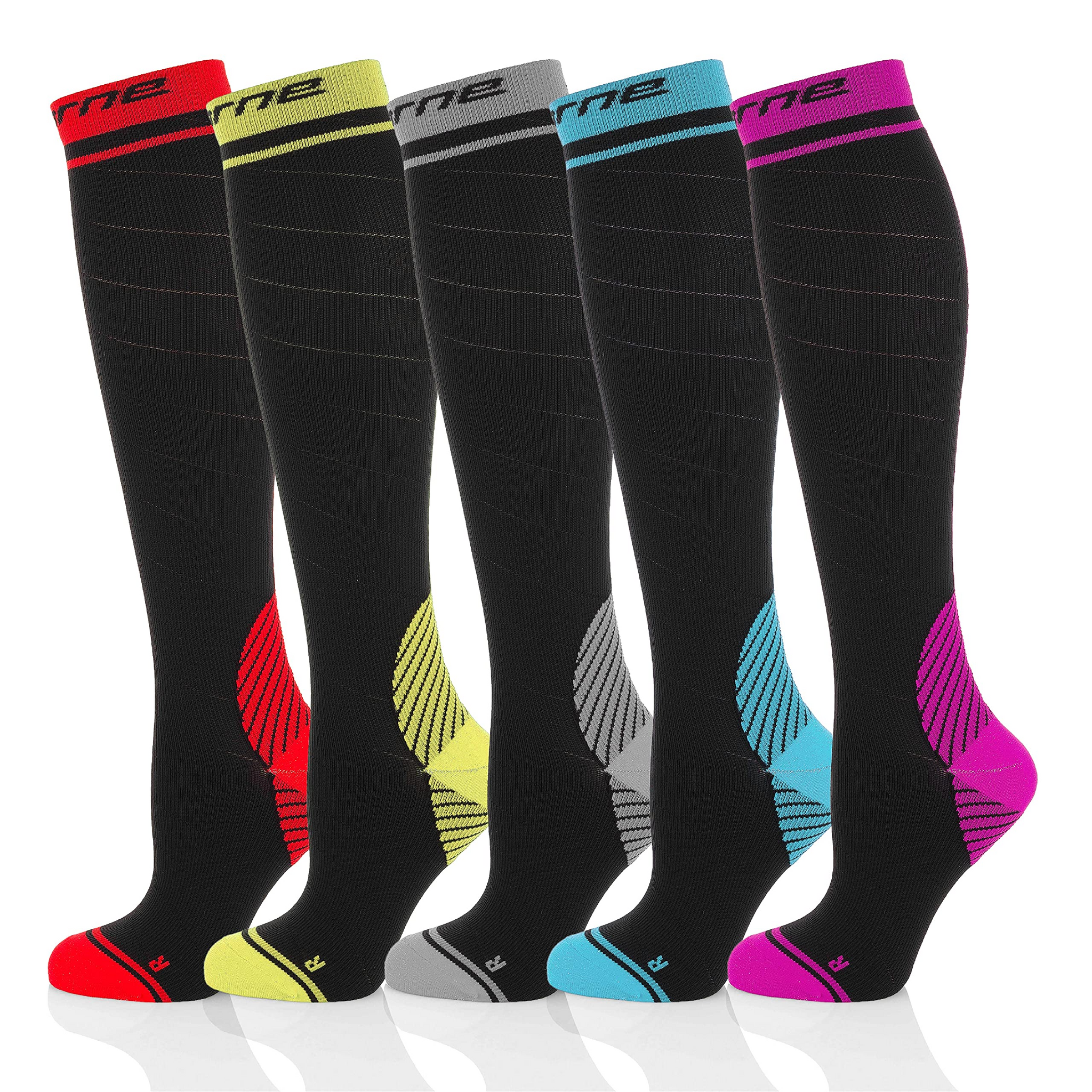 Licorne Compression Thrombosis Support Stockings Women and Men Compression Socks for Sports Flight Running Travel Improve Blood Circulation